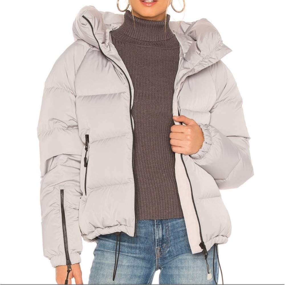 Soia & Kyo Grey Puffer Coat